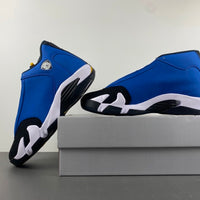 Low Top Sneakers, Blue Black Yellow Colorway, Lace Up Design, Casual Gift for Sneaker Fans