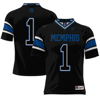 #1 Memphis Tigers Endzone Football Jersey - Black