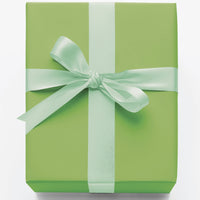 Minimalist Matte Glossy Gift Wrap Roll, Solid Spring Green Wrapping Paper, Birthday Wrapping Paper, Christmas Holiday Present Gift Wrap