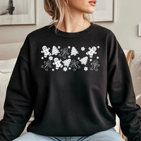 Adorable Christmas Cookie Crewneck, Gingerbread Man Sweatshirt, Holiday Baking Sweater, Retro Xmas Pullover, Festive Winter Holiday Present