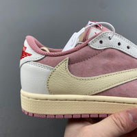 Low Top Sneakers, White Pink Colorway, Reverse Hook Design, Lace Up Design, Casual Gift for Sneaker Fans
