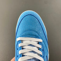 Retro High Top Sneakers, Blue Colorway, Cracked Pattern, Lace Up Design, Casual Gift for Sneaker Fans
