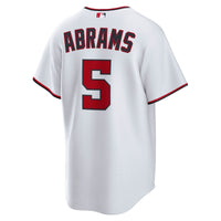 Washington Nationals CJ Abrams White Home Replica Jersey
