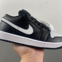 Low Top Sneakers, White Black Colorway, Lace Up Design, Casual Gift for Sneaker Fans