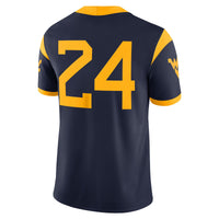 #24 Navy West Virginia Mountaineers Game Jersey