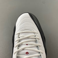 Low Top Sneakers, White Black Red Colorway, Lace Up Design, Casual Gift for Sneaker Fans