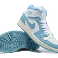 Sneakers, Blue White Colorway, Lace Up Design, Casual Gift for Sneaker Fans