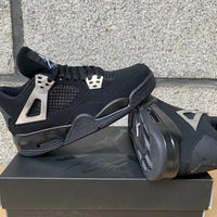 Sneakers, Black Silver Colorway, Metallic Finish, Lace Up Design, Casual Gift for Sneaker Fans