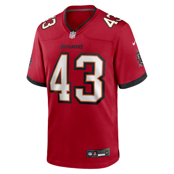 Tampa Bay Buccaneers Chris Braswell Red Game Jersey