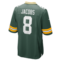 Green Bay Packers Josh Jacobs Green Team Game Jersey