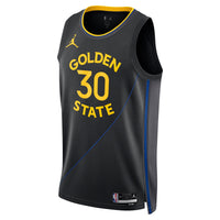 Golden State Warriors 2024/25 Statement Edition Swingman Jersey - Black - Stephen Curry
