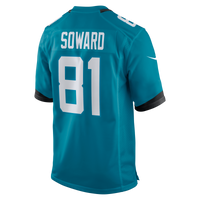 Jacksonville Jaguars R. Jay Soward Teal Retired Player Team Game Jersey
