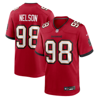 Tampa Bay Buccaneers Anthony Nelson Red Game Jersey