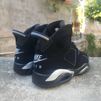 High Top Sneakers, Black Silver Colorway, Lace Up Design, Casual Gift for Sneaker Fans