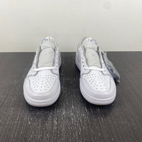 Low Top Sneakers, White Gray Colorway, Lace Up Design, Casual Gift for Sneaker Fans