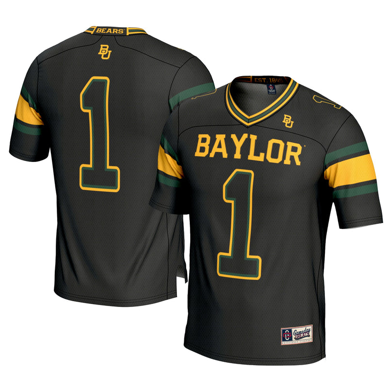 #1 Baylor Bears Football Jersey - Black