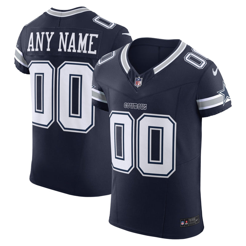 Dallas Cowboys Navy Elite Custom Jersey