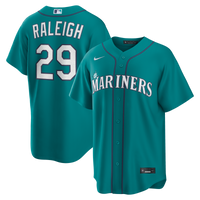 Seattle Mariners Cal Raleigh Teal Alternate Replica Jersey