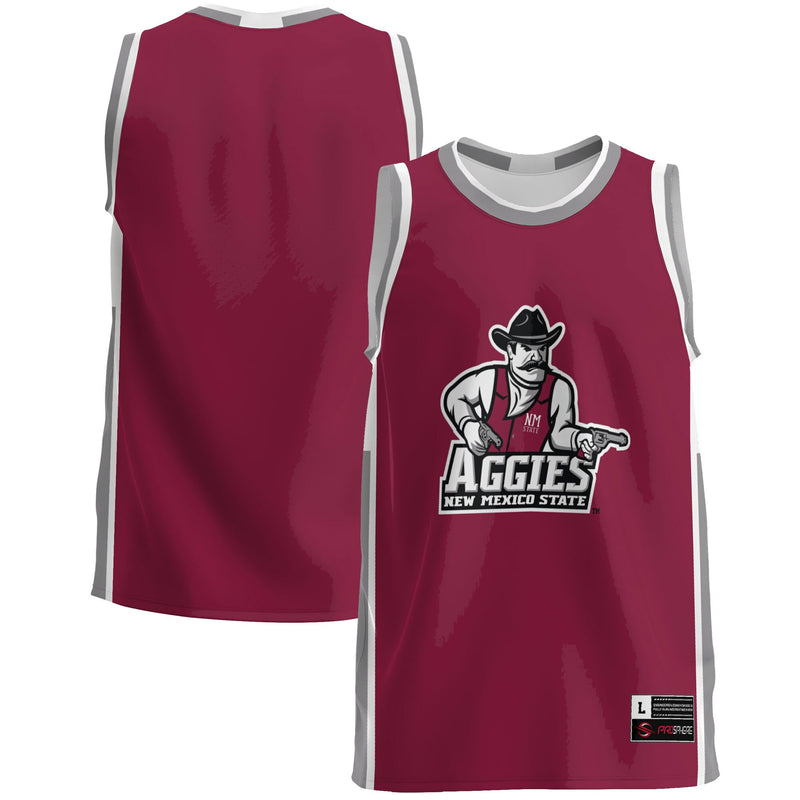 New Mexico State Aggies Lightweight Basketball Jersey - Crimson