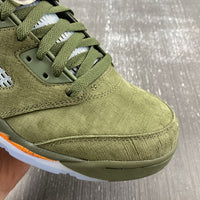 Sneakers, Army Green Colorway, Lace Up Design, Casual Gift for Sneaker Fans