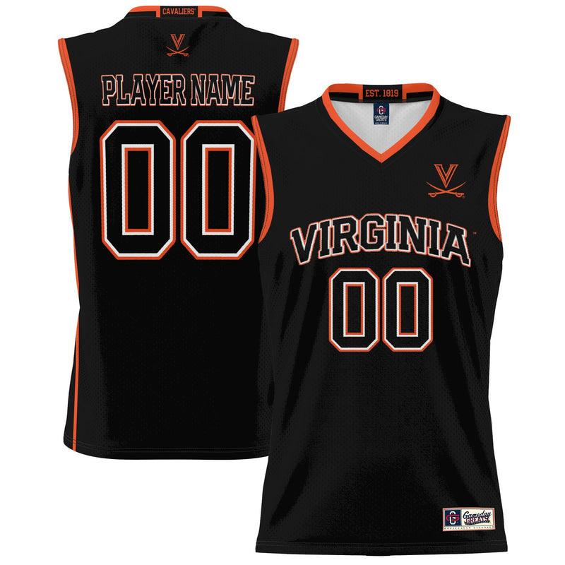 Virginia Cavaliers NIL Pick-A-Player Basketball Jersey - Black
