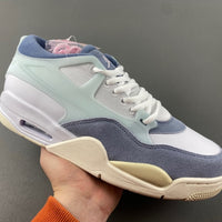 Low Top Sneakers, White Pink Gray Colorway, Lace Up Design, Casual Gift for Sneaker Fans