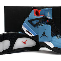 Sneakers, Black Blue Colorway, Lace Up Design, Casual Gift for Sneaker Fans