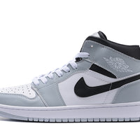 Sneakers, White Black Gray Colorway, Lace Up Design, Casual Gift for Sneaker Fans