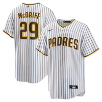 San Diego Padres Fred McGriff White Home Retired Player Replica Jersey
