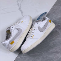 Retro Low Top Basketball Shoes, White Colorway, Canvas Footwear, Lace Up Design, Casual Gift for Shoe Lovers