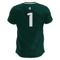 #1 Michigan State Spartans Lightweight Soccer Team Jersey - Green