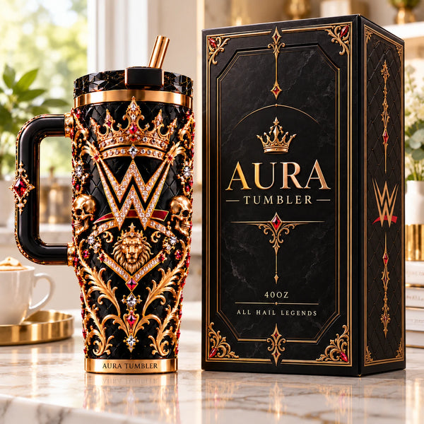 Crowned in Gold - WWE Baroque Regalia Tumbler - main