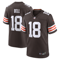 Cleveland Browns David Bell Brown Game Jersey