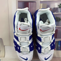 Sneakers, Blue White Colorway, Lettering Design, Lace Up Design, Casual Gift for Sneaker Fans