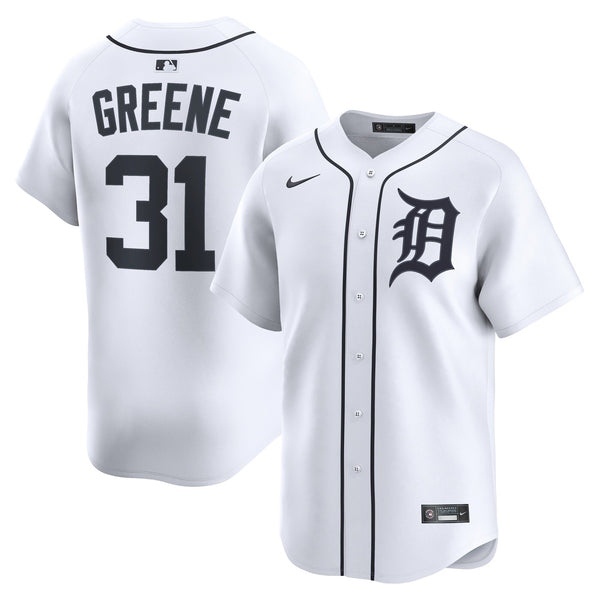 Detroit Tigers Riley Greene White Home Limited Player Jersey