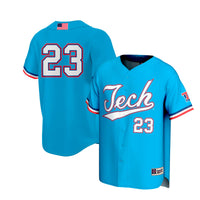 #23 Louisiana Tech Bulldogs Lightweight Collegiate Baseball Fashion Jersey - Royal