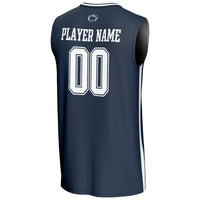 Penn State Nittany Lions NIL Pick-A-Player Lightweight Collegiate Basketball Fashion Jersey - Navy