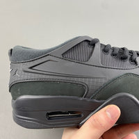 Low Top Sneakers, Black Colorway, Lace Up Design, Casual Gift for Sneaker Fans