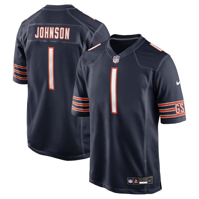 Chicago Bears Jaylon Johnson Navy Game Jersey