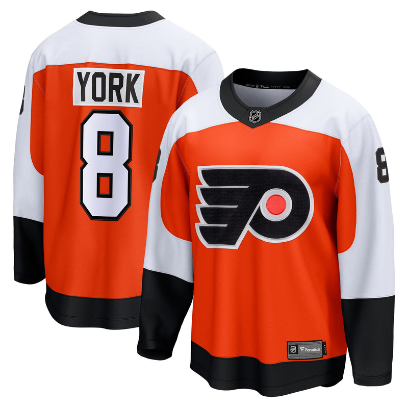 Philadelphia Flyers Cam York Orange Home Breakaway Jersey