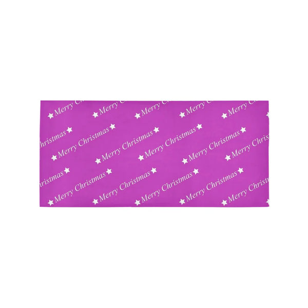 Festive Holiday Lettering Floor Mat, Merry Christmas Runner Rug, Winter Seasonal Hallway Runner Rug, Xmas Living Room Decor A