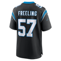 Carolina Panthers Monroe Freeling Black 2026 NFL Draft First Round Pick No. 19 Team Game Jersey