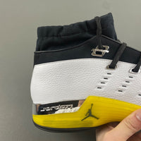 Low Top Sneakers, White Black Yellow Colorway, Lace Up Design, Casual Gift for Sneaker Fans