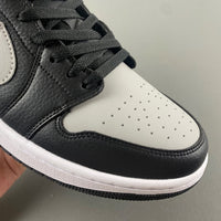 Low Top Sneakers, Black Gray Colorway, Lace Up Design, Casual Gift for Sneaker Fans