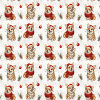 Festive Dog Holiday Gift Wrap, Corgi Christmas Wrapping Paper, Adorable Puppy Gift Wrapping Paper, Dog Lover Holiday Present Wrap Roll