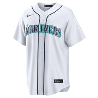 Seattle Mariners Luke Raley White Home Replica Jersey