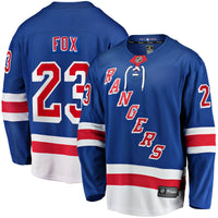 New York Rangers Adam Fox Blue Home Breakaway Replica Jersey