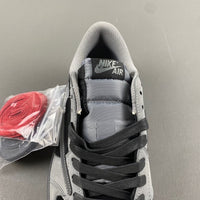 Low Top Sneakers, Black Gray Colorway, Reverse Hook Design, Lace Up Design, Casual Gift for Sneaker Fans