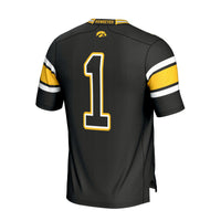 Iowa Hawkeyes Lightweight Collegiate Football Fashion Jersey - Black