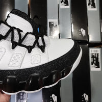Sneakers, White Black Colorway, Lace Up Design, Casual Gift for Sneaker Fans